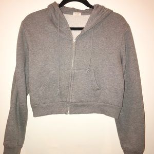 Brandy Melville cropped hoodie